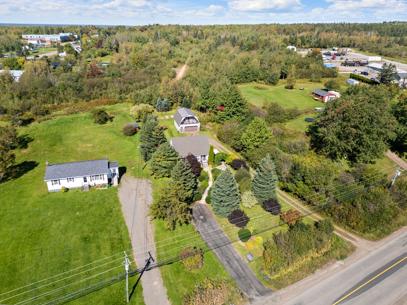 Aerial view from Mountain Road
