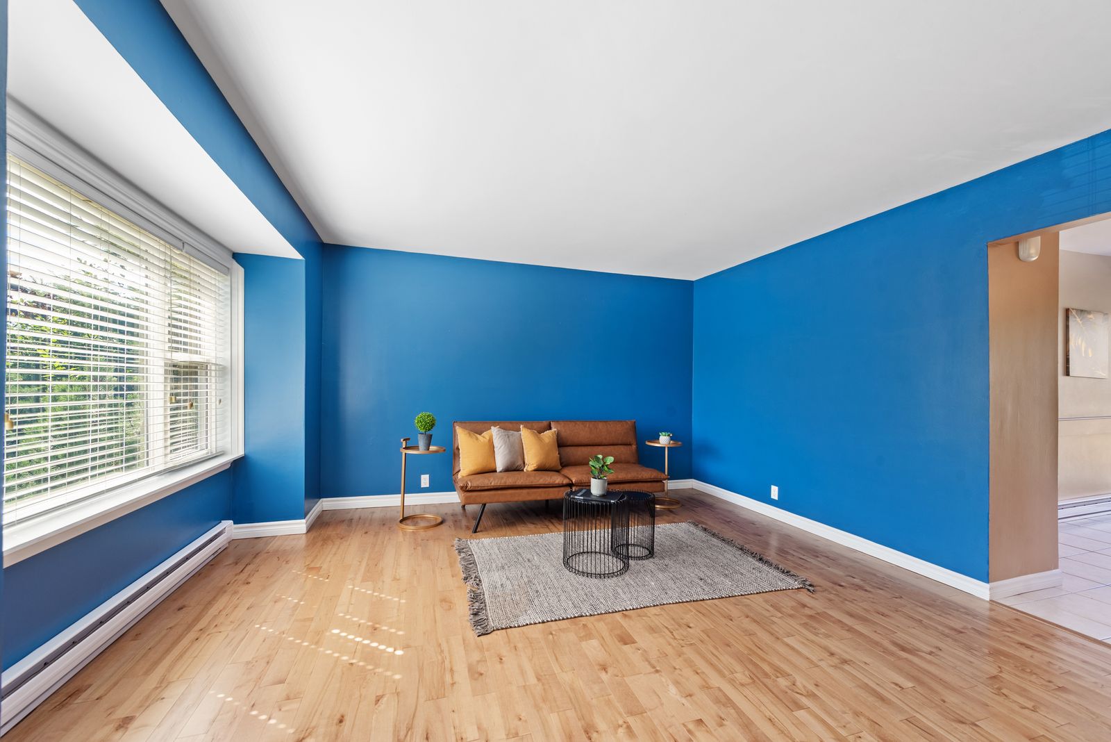 Living room, hardwood floors