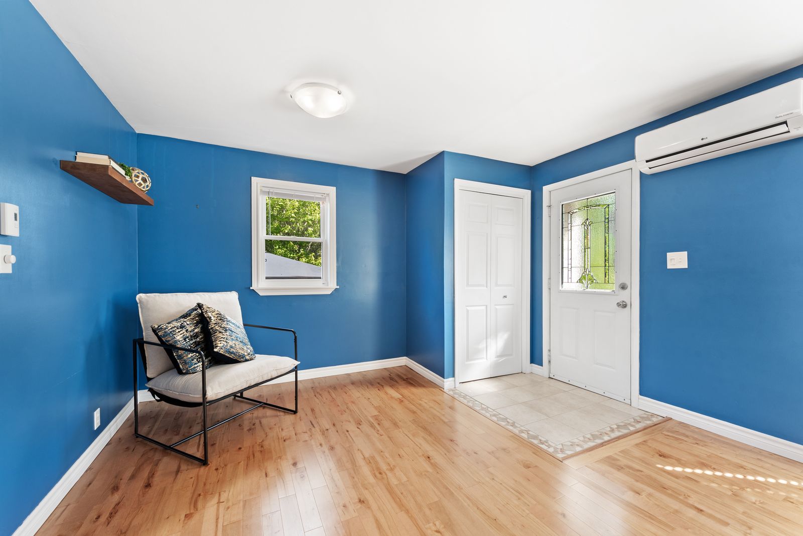 Living room and entry