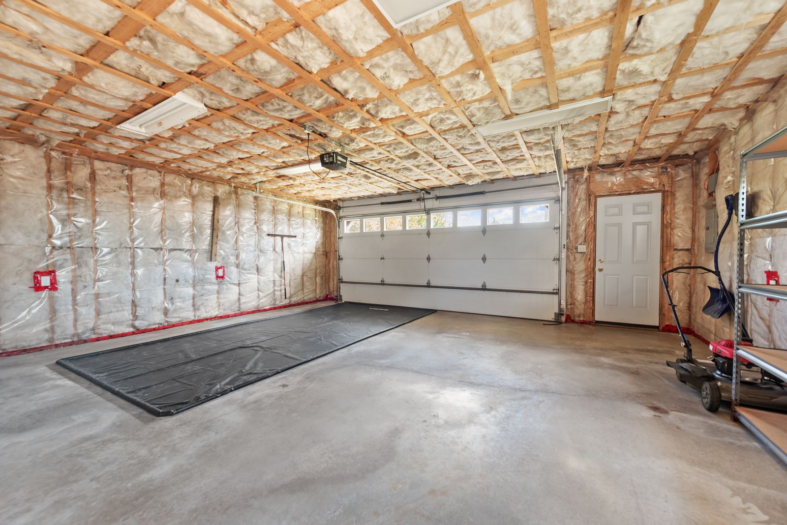 Garage — door and storage